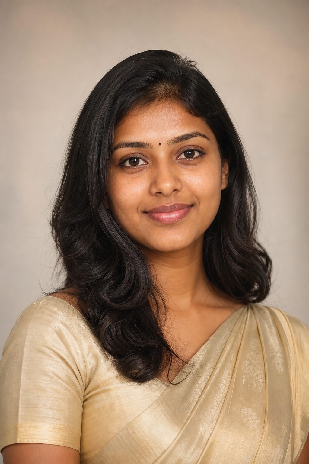Matrimonial profile portrait