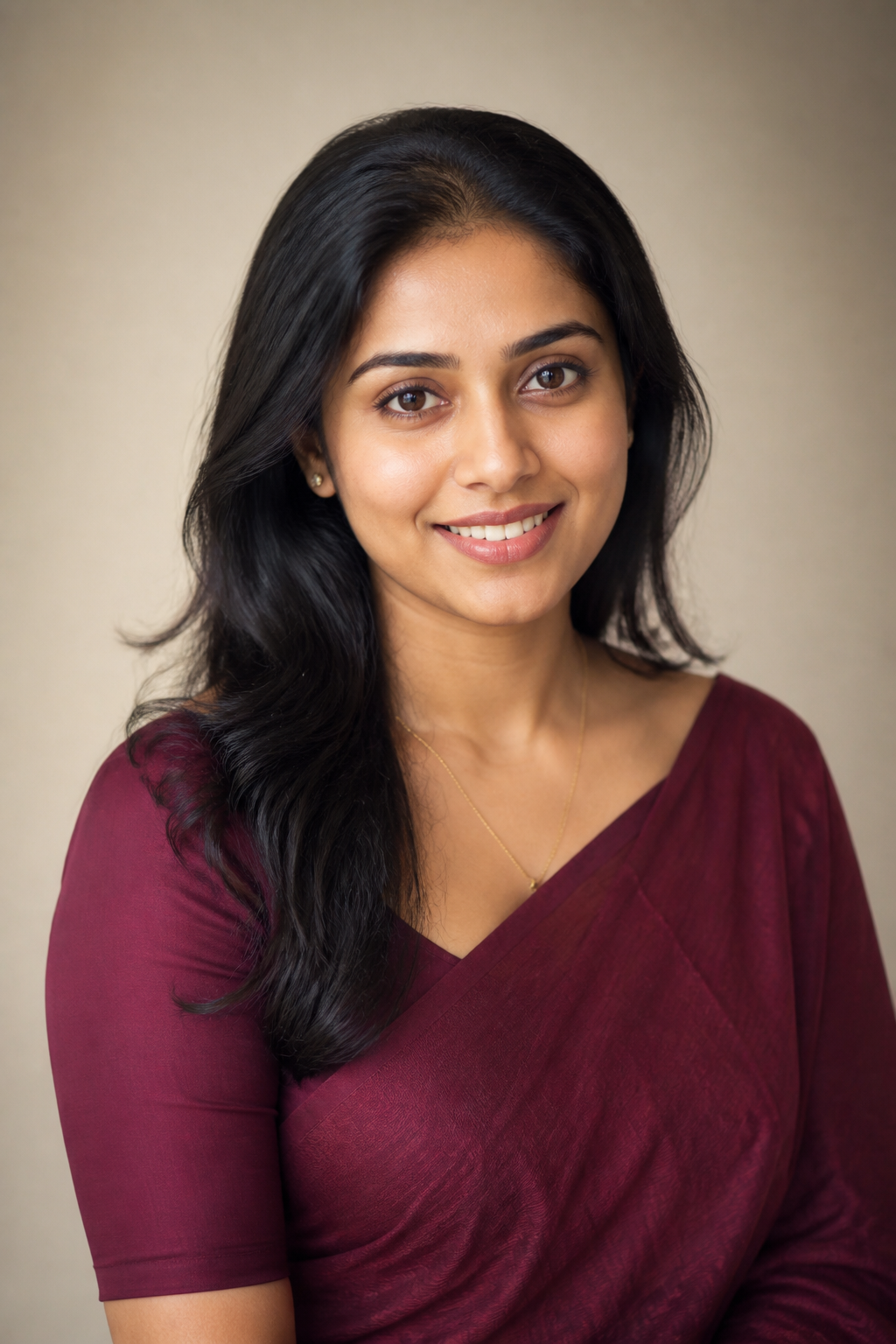 Matrimonial profile portrait